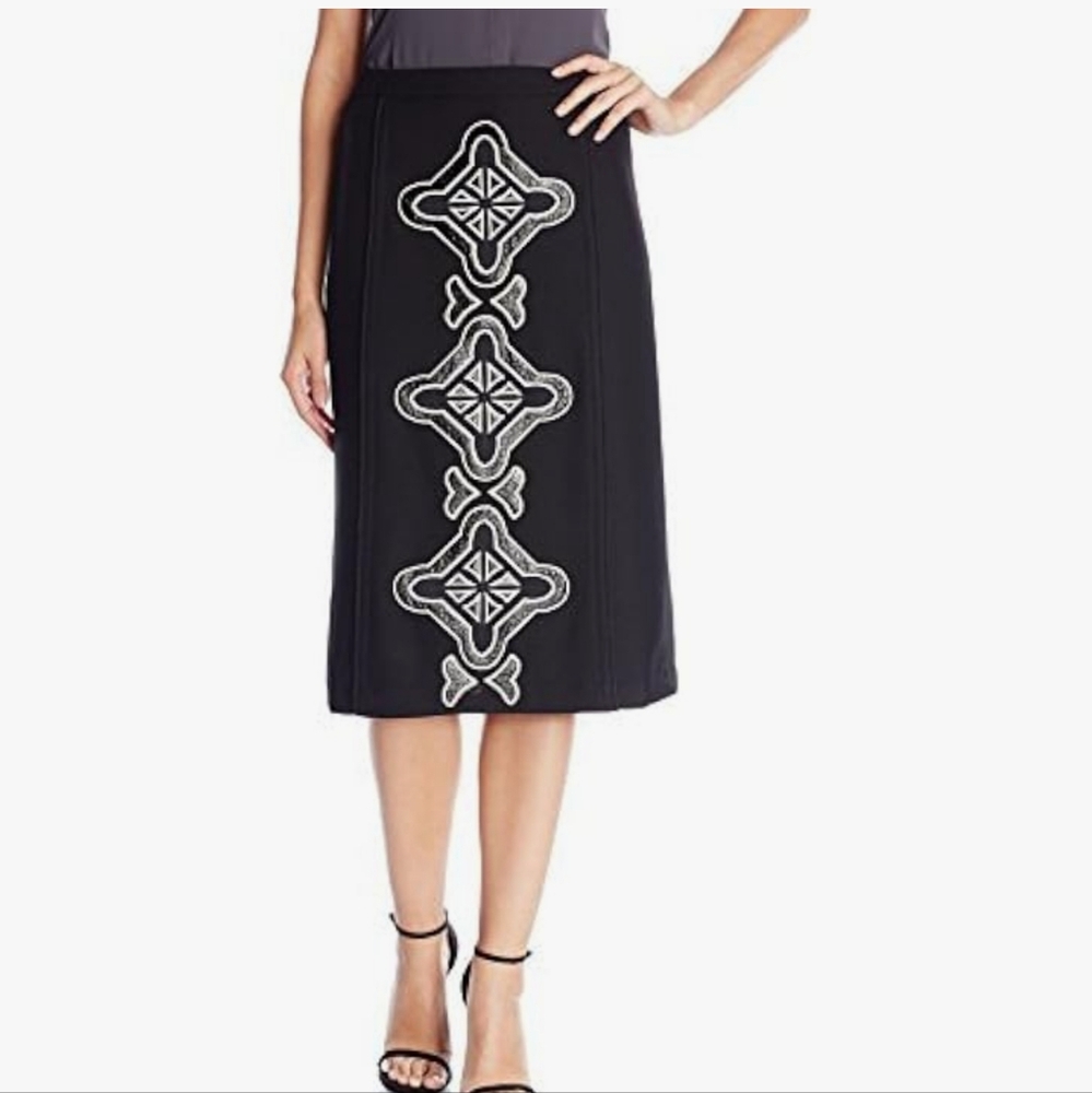 Tracy Reese Women’s Appliqué Skirt